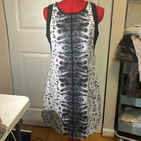 Reed Print Flare Dress - Picture 1 of 3